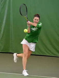 Anna Pomyatinskaya won a singles match for the Herd.
