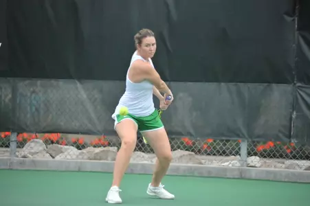 Anna Pomyatinskaya had her doubles match tiebreaker go unfinished