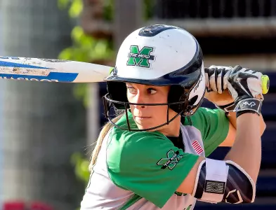 Senior Morgan Zerkle hit her second home run of the weekend and the season in the fifth inning against the Tar Heels.