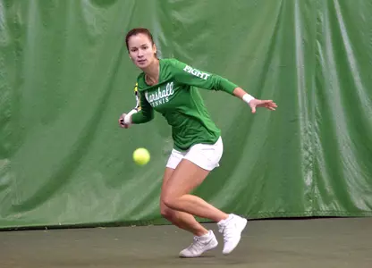 Derya Turhan won her singles match in three sets over Alexandra Solovyev.