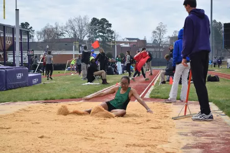 Freshman Denisha West is scheduled to compete at 11:30 p.m. Friday in Charlottesville in the triple jump