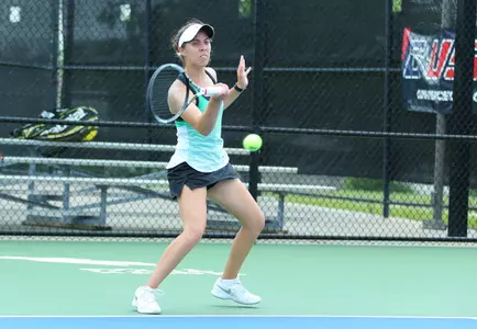 Rachael Morales won her singles match in three sets.