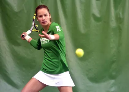 Derya Turhan won her ninth consecutive singles match Saturday. Turhan's last singles loss came against Winthrop on Mar. 3.