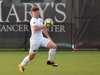 Freshman Lewis Knight scored two goals in the win.