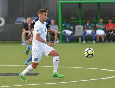 Senior Dion Stergiots had one assist in the win over South Carolina