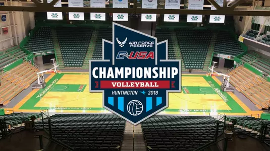 Henderson Center with Vball logo