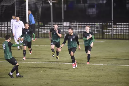 Marshall won its first round Conference tournament match with Kentucky on Nov. 8, 2017.