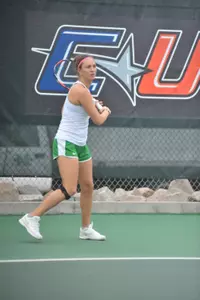 Marija Bogicevic won her team-leading third singles match of the season last week.