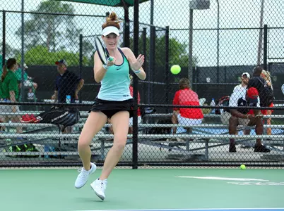Maddie Silver fell in a closely-contested singles match