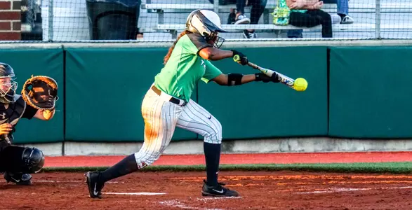 Freshman Armani Brown scored her first run against Furman.