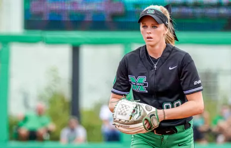Junior Abigail Tolbert earned her third consecutive win of the season in game one over George Washington.