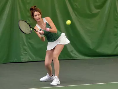 Maddie Silver won a doubles match and took a set of her singles match.