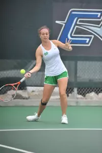 Marija Bogicevic won her team-leading fifth singles match of the season Sunday.