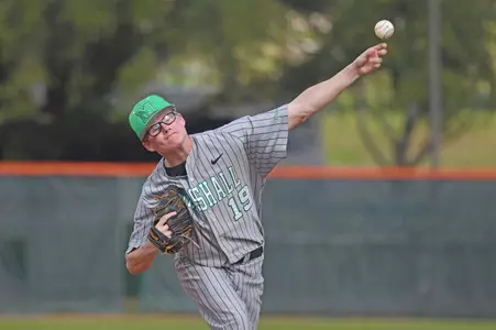 #19 Christian Simon earned the first win of his collegiate career in Tuesday's game