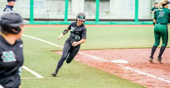 Marshall took the lead, 4-3, in the third as Jordan Colliflower scored. (Photo credit: Adam Gue)