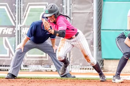 Senior Elicia D'Orazio needs two more stolen bases to become Marshall's all-time career leader.