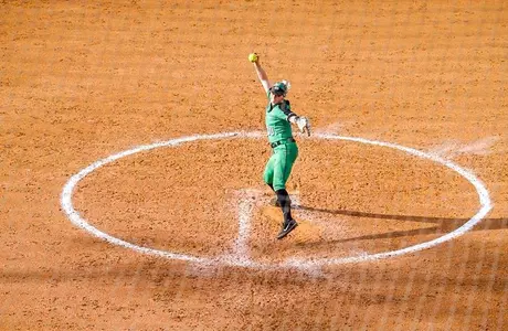 Junior Abigail Tolbert earned the win in game two.