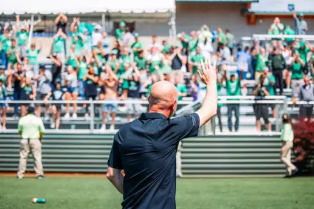 Grassie waving soccer