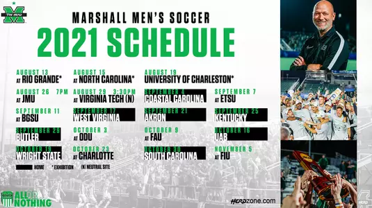 2021 men's soccer schedule