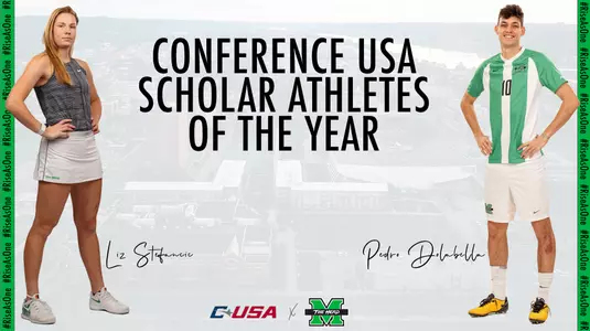 Liz Stefancic and Pedro Dolabella scholar athletes