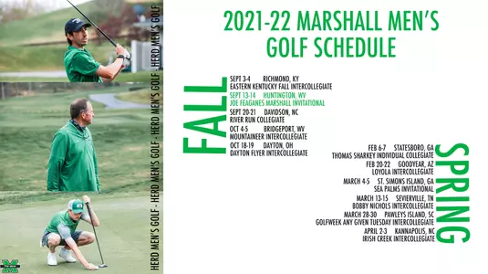 2021-22 Men's Golf Schedule