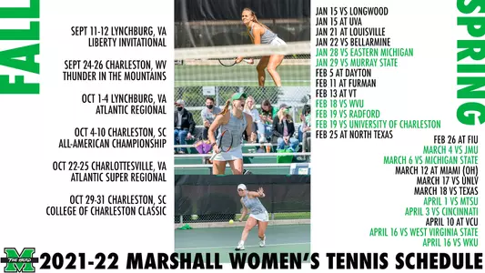 2021-22 WTEN Schedule