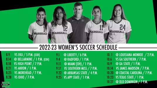 2022 Women's Soccer Schedule
