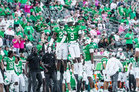 Marshall Football Hosts Texas State For Homecoming 2025 Image