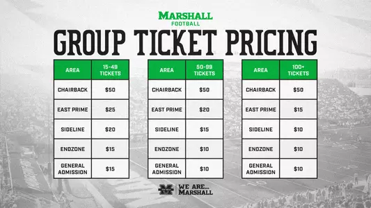 2026 Group Ticket Pricing