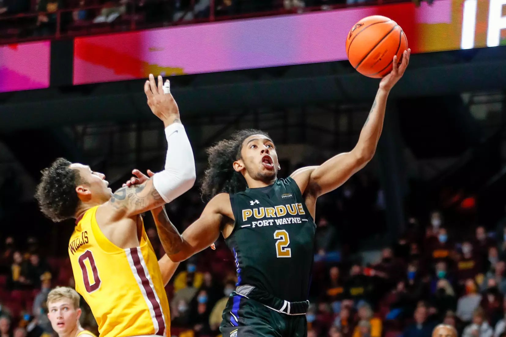 Payton Willis (0), Damian Chong Qui (2)
NCAA Basketball: Purdue Fort Wayne v Minnesota
©2021 Bruce Kluckhohn