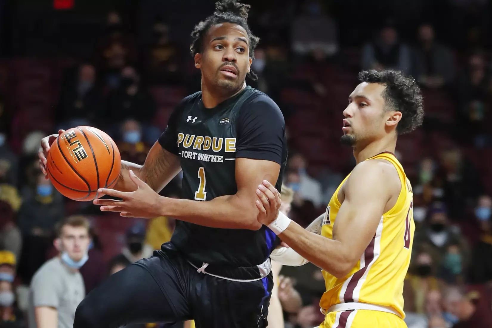 Jarred Godfrey (1), Liam Robbins (0)
NCAA Basketball: Purdue Fort Wayne v Minnesota
©2021 Bruce Kluckhohn