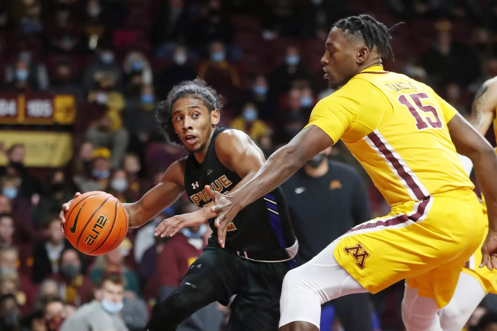 Damian Chong Qui (2), Jacob Clark (15)
NCAA Basketball: Purdue Fort Wayne v Minnesota
©2021 Bruce Kluckhohn