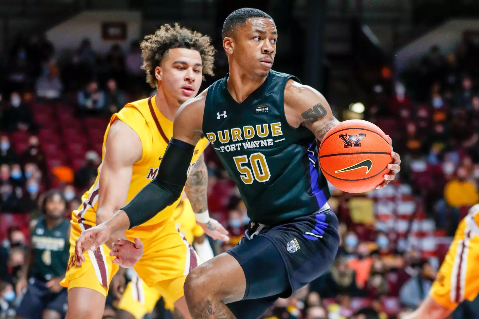 Jalon Pipkins (50)
NCAA Basketball: Purdue Fort Wayne v Minnesota
©2021 Bruce Kluckhohn