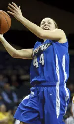 Mastodons Keep Summit Lead with 76-46 win over Centenary Image