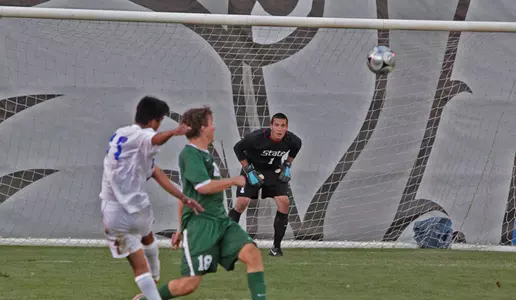 Jorge Ramirez fires a shot