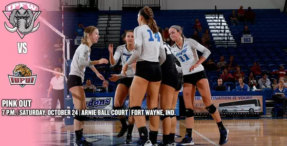 2015 WVB vs IUPUI PinkOut