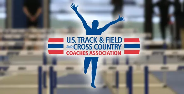 USTFCCCA logo track and field