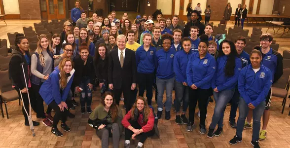 Mark Emmert visit
