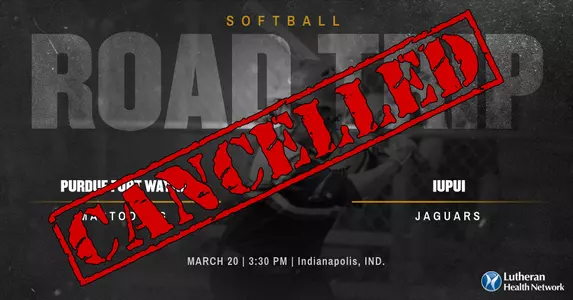 Softball at IUPUI Cancelled