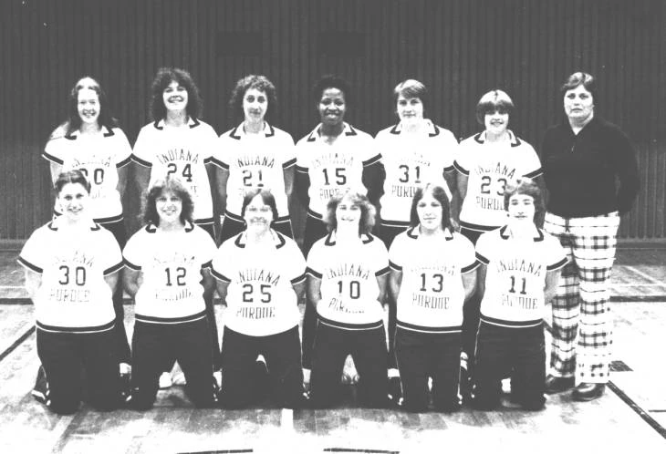 1979-80 women's basketball team photo