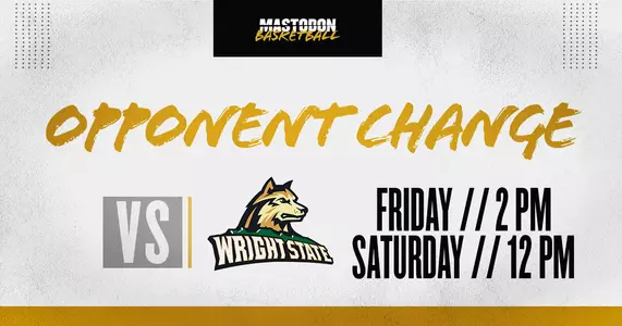 Opponent Change Wright State