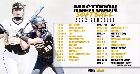 Softball Schedule 2022