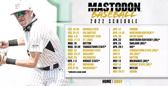 2022 baseball schedule graphic