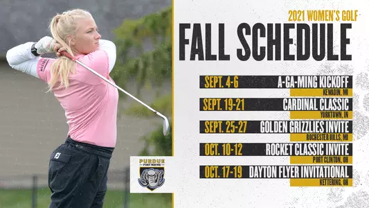 2021 WG Fall Schedule