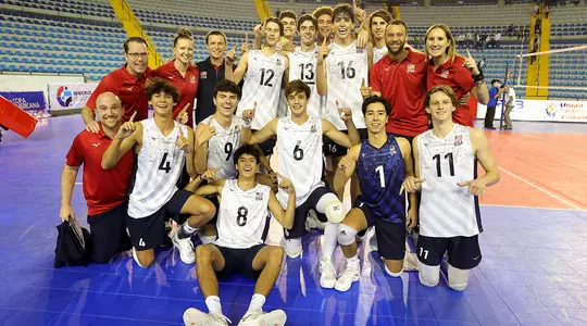 Lindsay Brown with USA Volleyball