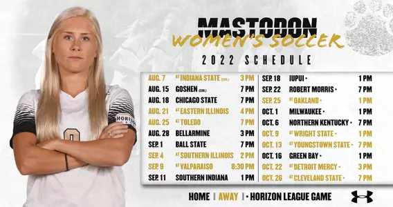 2022 WSOC Schedule