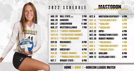 2022 WVB Schedule