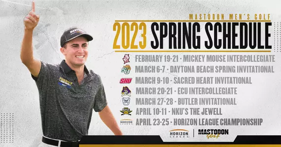 2023 Men's Golf Schedule