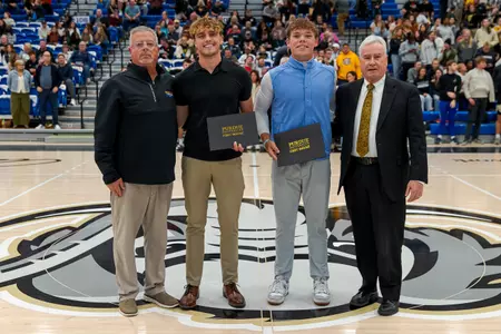 men's golf AJ Agnew and Landon Smith