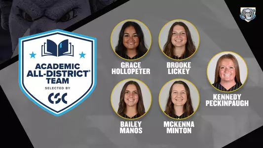 2025 CSC Academic All-District Softball